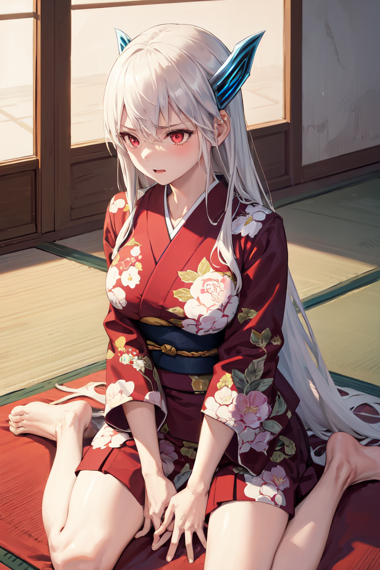 04200-3218642645-masterpiece, best quality, absurdres, perfect anatomy, 1girl, solo, KyoukaUzen, hair ornament, indoors, kimono, floral print, wa.png